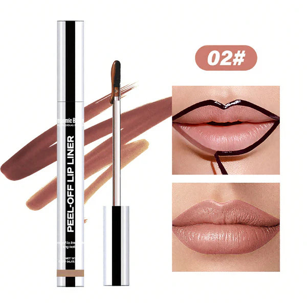 sacheu Lip STAY-N 3-PACK Lip Liner STAY-NPeel-Off Liners for Smudge-Proof All-Day WearVegan Cruelty-Free with Hyaluronic Acid &Squalane
