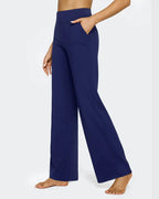 High-Waist Weite Hose — Office Fit，Butt-Lifting