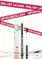sacheu Lip STAY-N 3-PACK Lip Liner STAY-NPeel-Off Liners for Smudge-Proof All-Day WearVegan Cruelty-Free with Hyaluronic Acid &Squalane