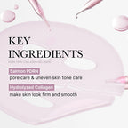 [medicube] PDRN Pink Collagen Gel Mask 4Sheets Salmon DNA Color Changing Pink GlowCollagen Facial Mask Korean Skincare