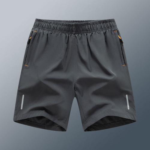 Loose Fit Ice Silk Shorts - Summer Casual Wear
