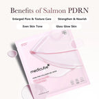 [medicube] PDRN Pink Collagen Gel Mask 4Sheets Salmon DNA Color Changing Pink GlowCollagen Facial Mask Korean Skincare