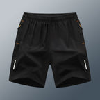 Loose Fit Ice Silk Shorts - Summer Casual Wear